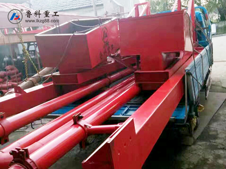 魯科重工布料機入駐六安龍河苑項目 魯科重工布料機入駐六安龍河苑項目