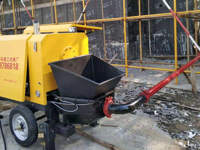 小型細石混凝土泵合作中鐵四局南昌軌交集團職工住宅小區(qū)項目