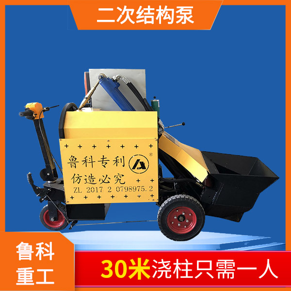 小型二次結構輸送泵報價