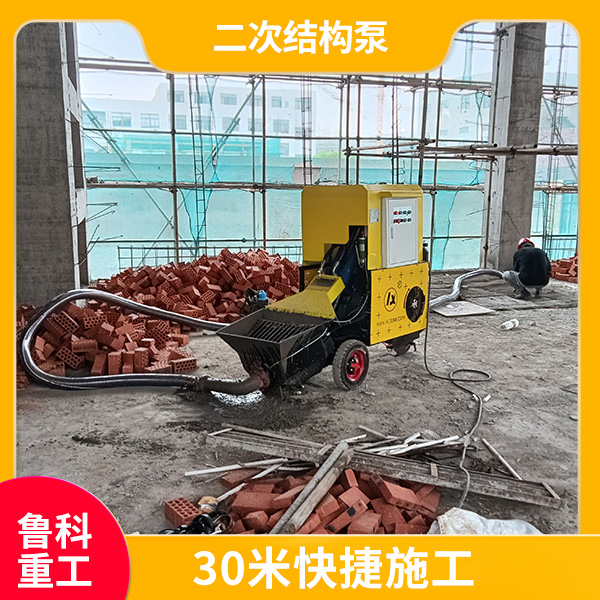 新型室內(nèi)二次結(jié)構(gòu)輸送泵